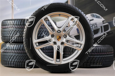 19-inch TURBO winter wheel set, wheels 9J x 19 ET 60 + 10J x 19 ET61 + NEW Continental winter tyres 255/45 R19+285/40 R19