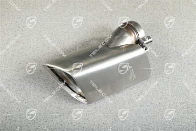 Tailpipe, outer, Panamera Turbo, L