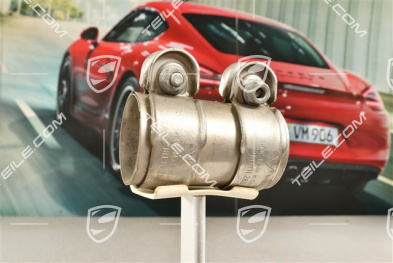 Main exhaust muffler clamping sleeve / clamp / fitting