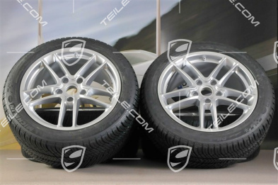 19-inch TURBO II winter wheel set, wheels 9J x 19 ET 60 + 10J x 19 ET61 + tyres Michelin Pilot Alpin 4, 255/45 R19+285/40 R19, with TPM
