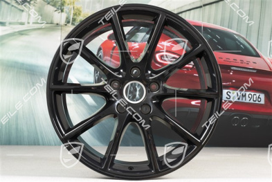 20" Cayenne Design Felgensatz, 10,5J x 20 ET64 + 9J x 20 ET50, schwarz hochglanz