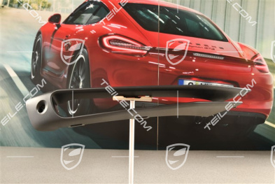 Lamelka / blenda kratki zderzaka, czarny mat, Carrera 4, PDC, R