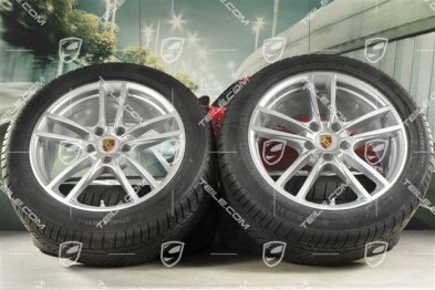 20-inch Cayenne COUPE Sport winter wheel set, rims 9J x 20 ET50 + 10,5J x 20 ET55 + NEW Continental winter tyres 275/45 R20 + 305/40 R20, with TPMS