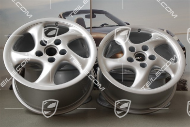 18" Felgensatz Turbo I, Hohlspeichen, 8J x 18 ET52 + 10J x 18 ET65