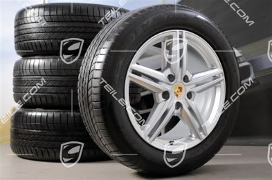 19" Koła letnie Cayenne Design II, 4x felgi 8,5 J x 19 ET 59 + 4x opony 265/50 R 19 110Y XL, bez czujników ciśnienia RDK