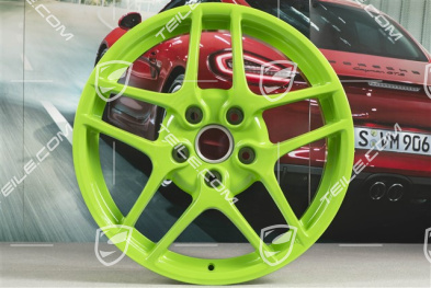19" Felge Carrera S II, 8J x 19 ET57, Lizard green