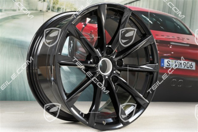19" Felge Boxster S, 10J x 19 ET45, schwarz hochglanz