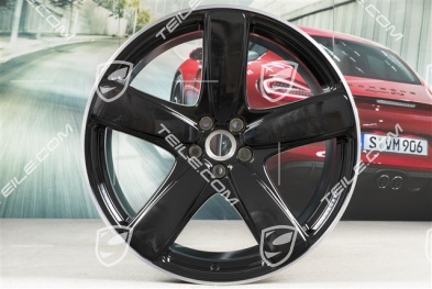 21" Felge "Sport Classic", 9,5J x 21 ET27, schwarz hochglanz
