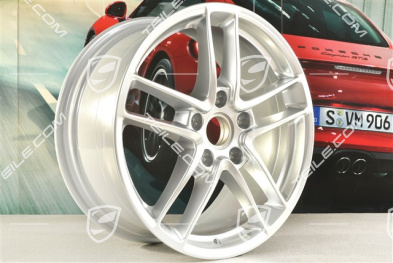 19-inch wheel, Panamera Turbo II, 10J x 19 ET 61, Brilliant Chrome Finish