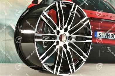 20" Felge, Turbo III, 10J x 20 ET50, schwarz hochglanz