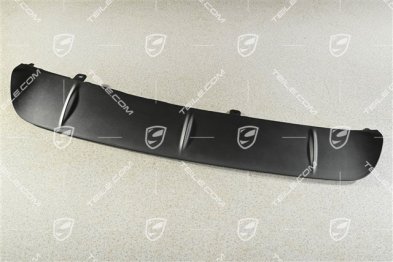 Stossfänger hinten, blende mitte, unten, Panamera 4, Schwarz