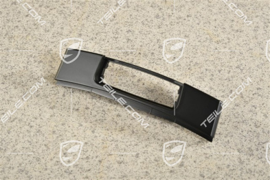 Centre console cover / trim / moulding, black matte