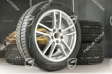 20" koła zimowe Cayenne COUPE Sport, komplet, felgi 9J x 20 ET50 + 10,5J x 20 ET55 + opony zimowe Pirelli 275/45 R20 + 305/40 R20, z czujnikami ciśnienia