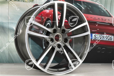 21" Felgensatz Cayenne Turbo, 11J x 21 ET58 + 9,5J x 21 ET46