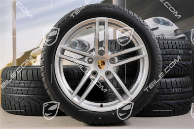 19" winter wheel set Carrera, wheels 8,5J x 19 ET54 + 11J x 19 ET48 + Pirelli winter tyres 235/40 R19 + 295/35 R19, without TPM.
