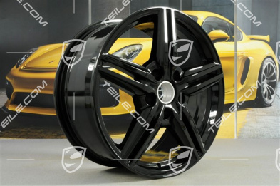 19" Felge Cayenne Design II, 8,5J x 19 ET59, schwarz hochglanz