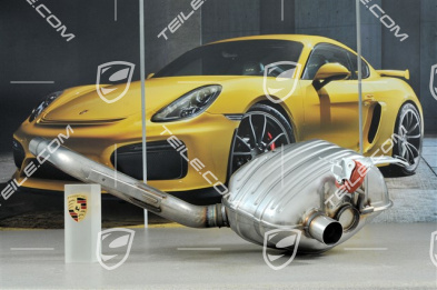 Rear silencer, Panamera S / GTS, V8 4.8L, 294/316kW, basic version, R Rear silencer, Panamera S / GTS, V8 4.8L, 294/316kW, basic version, R