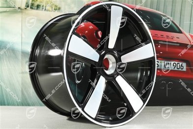 21" Felga Sport Classic, 12J x 21 ET63, czarny wysoki połysk