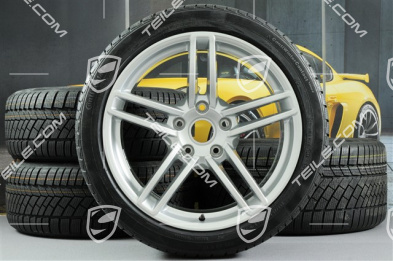 19" Komplet kół zimowych Carrera, felgi 8,5J x 19 ET54 + 11J x 19 ET48 + opony zimowe Continental 235/40 R19 + 295/35 R19, bez czujników ciśnienia