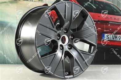 20" Felga Taycan Turbo Aero, 11J x 20 ET60, czarny satynowy mat