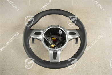 Lenkrad mit Schaltpaddle (PDK) ohne Display, schwarz