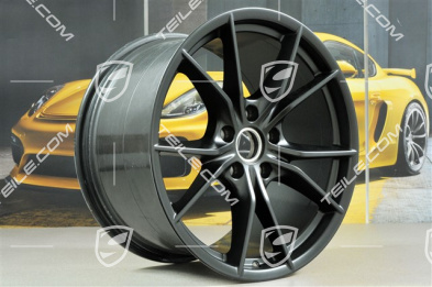 20" Felgensatz Carrera S IV, Felgen 8,5 J x 20 ET49 + 11,5 J x 20 ET56, Schwarz Seidenmatt