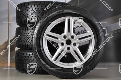 19" koła zimowe, komplet "Cayenne Design II" facelift 2014->, felgi 8,5J x 19 ET59 + opony zimowe Dunlop SP Winter Sport 3D 265/50 R19, z czujnikami ciśnienia