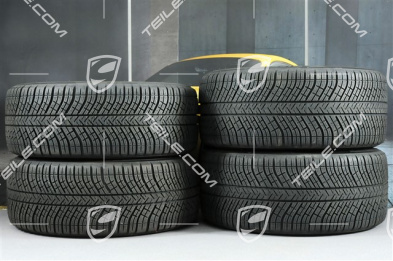 20-inch Cayenne COUPE Sport winter wheel set, rims 9J x 20 ET50 + 10,5J x 20 ET55 + NEW Michelin winter tyres 275/45 R20 + 305/40 R20, with TPMS, black high gloss