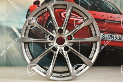 19" Felge Boxster S, 10J x 19 ET45, Platinum-Seidenmatt