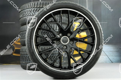 21-inch winter wheels set "SportDesign", rims 9,5 J x 21 ET71 + 10,5 J x 21 ET71 + NEW Pirelli Sottozero III winter tires 275/35 R21 + 315/30 R21, black high gloss