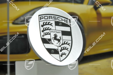 Hub cap, concave, 19-inch Macan Turbo / 19-inch Macan Design, Brilliant chrome finish