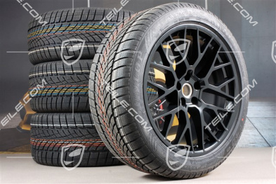 20-inch winter wheels set RS SPYDER, rims 9J x 20 ET26 + 10J x 20 ET19 + NEW Dunlop SP Winter Sport 4D winter tyres 265/45 R20 + 295/40 R20, satin black, with TPMS