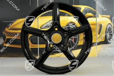 18" Felge Boxster IV, 8J x 18 ET57, schwarz hochglanz