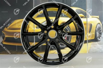 20" felga Cayenne Design, 10,5J x 20 ET64, ramiona felgi czarne
