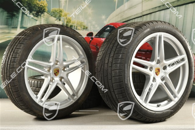 19-inch winter wheels set "Carrera", rims 8,5J x 19 ET50 + 11J x 19 ET77 + Pirelli Sottozero II winter tyres 235/40 R19 + 295/35 R19