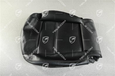 Seat Cushion Leather Black, Sports seat, 4 way adjustment, L