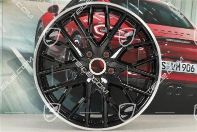 21" Felga Panamera Sport Design, 9,5J x 21 ET71, czarny Jet Black metallic