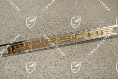 "PORSCHE" logo, Gold plated, Dashboard (Speedster)