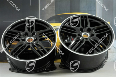 20-inch Sport Design Black wheel set, 8,5J x 20 ET51 + 11J x 20 ET70