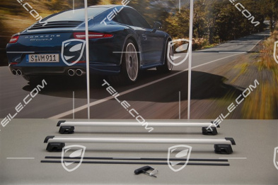Roof rail cross members, double