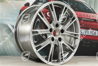 20" felga Exclusive Design, 10,5J x 20 ET71, do użytku w zimie, platinum silver