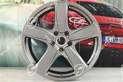 21" felga Cayenne Sport Classic, 10J x 21 ET50, platynowy satynowy półmat (Platinum Seidenmatt)