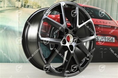 21" Felge Panamera Sport Design, 9,5J x 21 ET71, schwarz seidenmatt