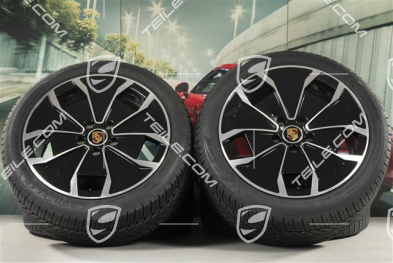 20-inch Turbo Aero Design, winter wheel set, rims 9J x 20 ET54 + 11J x 20 ET60 + NEW Goodyear winter tyres 245/45 R20 + 285/40 R20