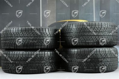 20" koła zimowe Cayenne Sport, komplet, felgi 9J x 20 ET50 + 10,5J x 20 ET64 + NOWE opony zimowe Michelin 275/45 R20 + 305/40 R20, z czujnikami ciśnienia