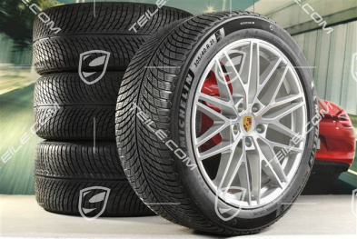 21" RS Spyder Design Winterräder Satz, Felgen 9,5J x 21 ET46 + 11,0J x 21 ET58 + Michelin Winterreifen 285/45 R21 + 305/40 R21, mit RDK-Sensoren