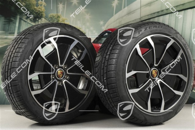 20-inch Turbo Aero Design, winter wheel set, rims 9J x 20 ET54 + 11J x 20 ET60, Pirelli winter tyres 245/45 R20 + 285/40 R20