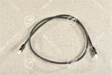 Connecting line, window cleaning system washer line, rear window washer hose