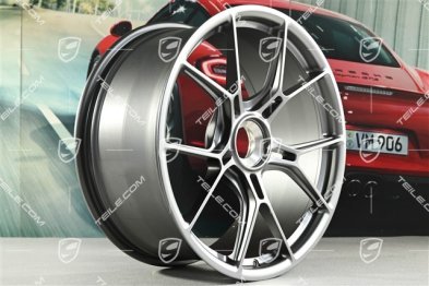 20-inch GT3 wheel rim, 9.5J x 20 ET46, dark silver