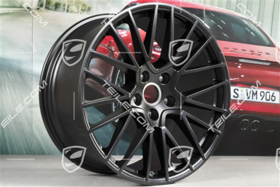 21" Felge Cayenne RS Spyder, 11J x 21 ET58, Schwarz-Seidenmatt